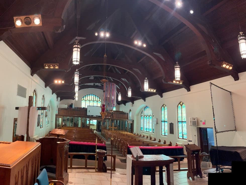 Trinity Lutheran Church Sanctuary Before