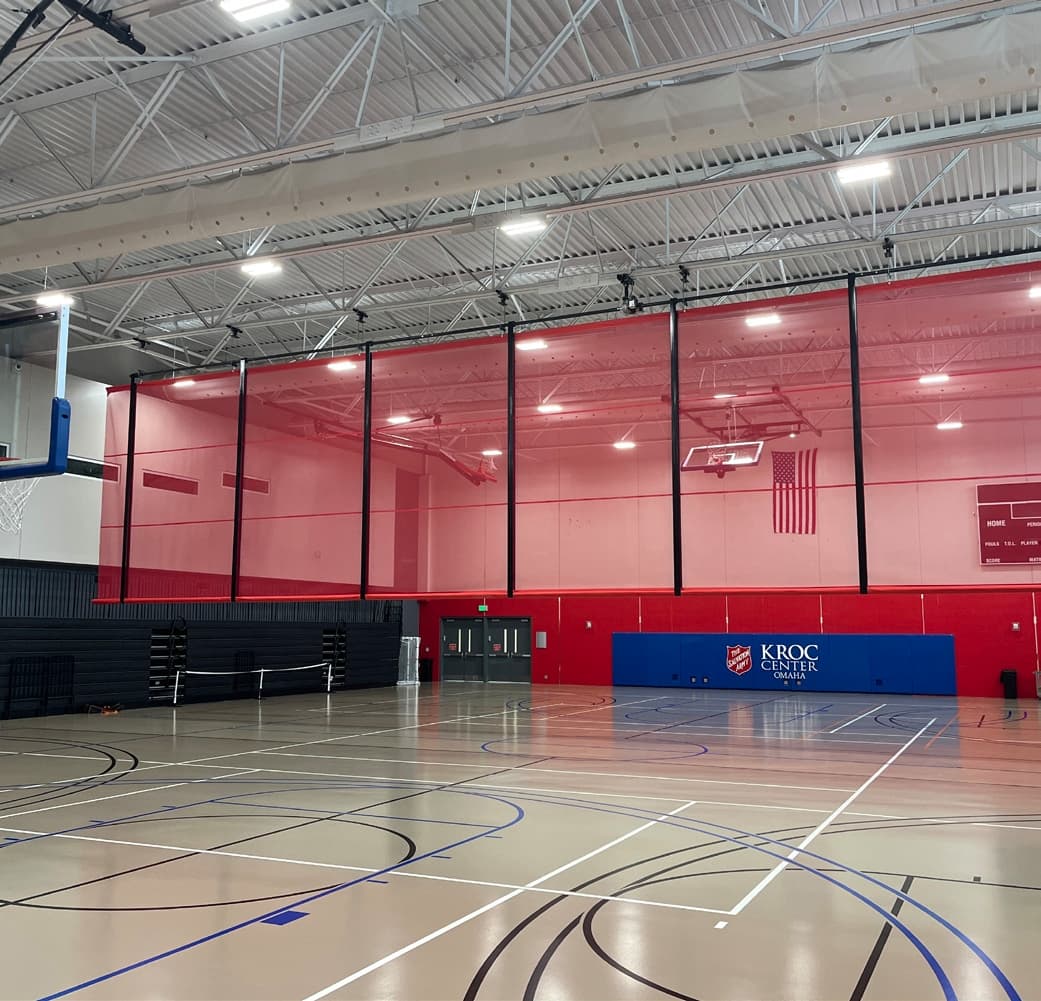 Salvation Army Kroc Center Gymnasium Lighting Retrofit, after